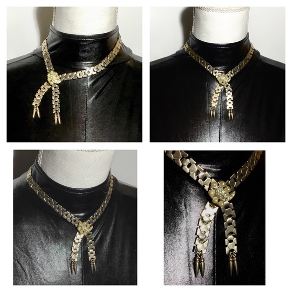 Trifari 1940's Victorian Revival unsigned necklace - Picture 3 of 5